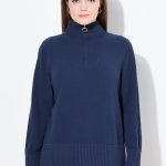 Ulla Popken Kõrge Kaelusega Kampsun