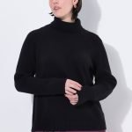 Ulla Popken Kõrge Kaelusega Kampsun